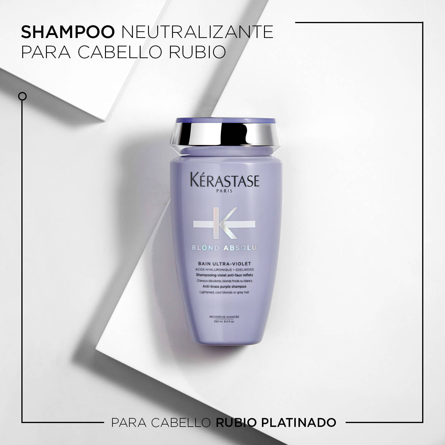 BAIN ULTRA-VIOLET 250 ML (NEUTRALIZANTE PARA CABELLO RUBIO MUY SENSIBILIZADO)